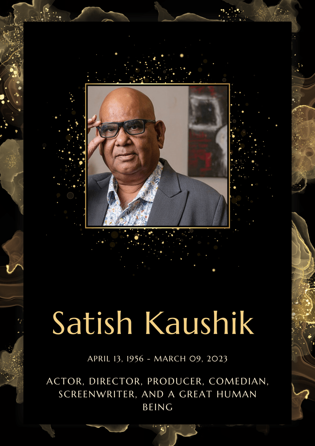 Remembering Satish Kaushik: A Versatile Actor, Director, and Producer