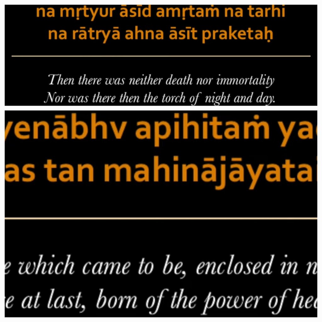 Sanatan Nasadiya Sukta: Exploring Cosmic Origins and the Nature of Existence in the&nbsp;Rigveda