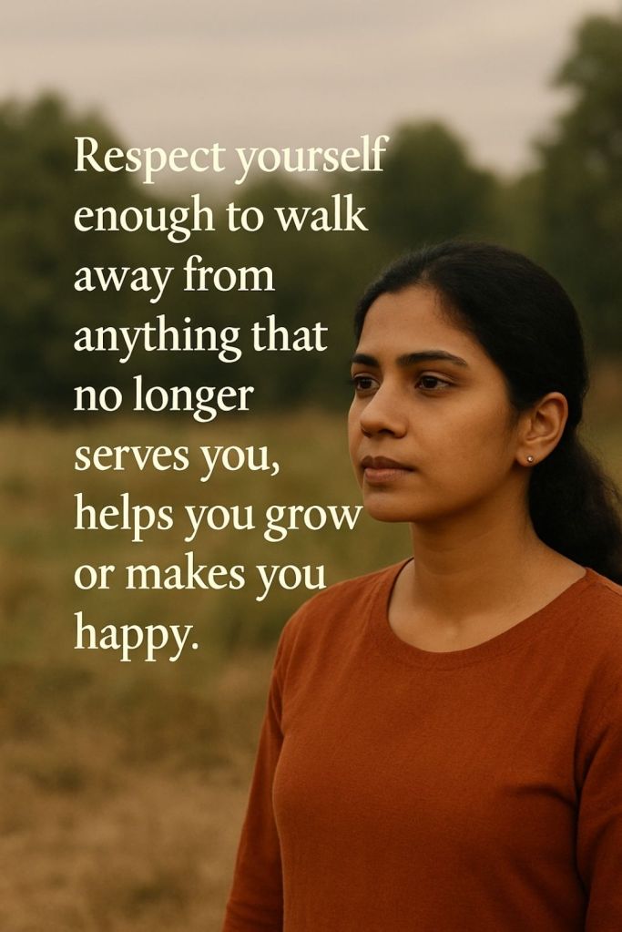 The Art of Letting Go: Respect Yourself