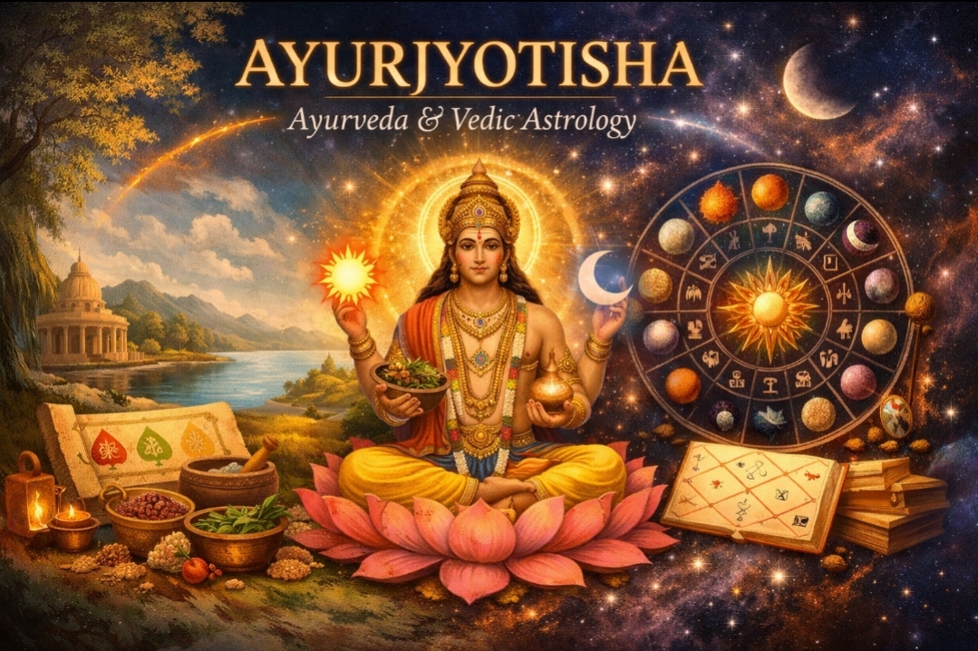 Ayurjyotisha: Where Ayurveda Meets Jyotisha in the Cosmic Science of Health and Healing