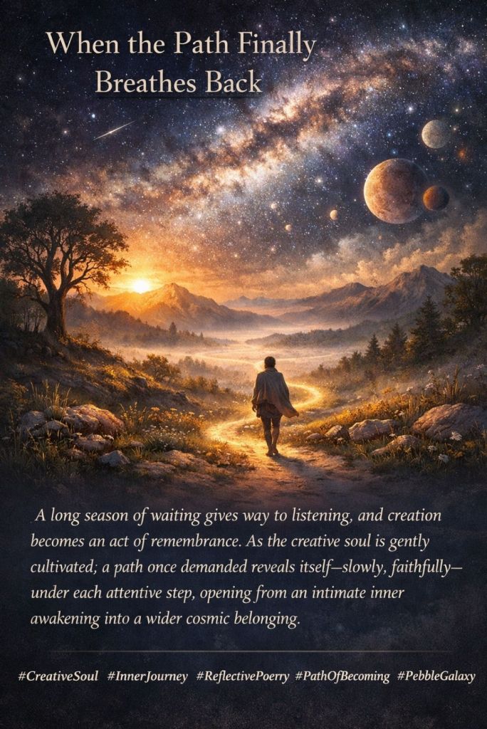 When the Path Finally Breathes Back