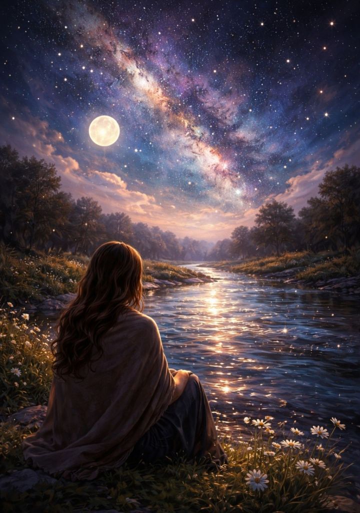 Beneath the Layers: A River, a Cosmos, and the Quiet Return to Self