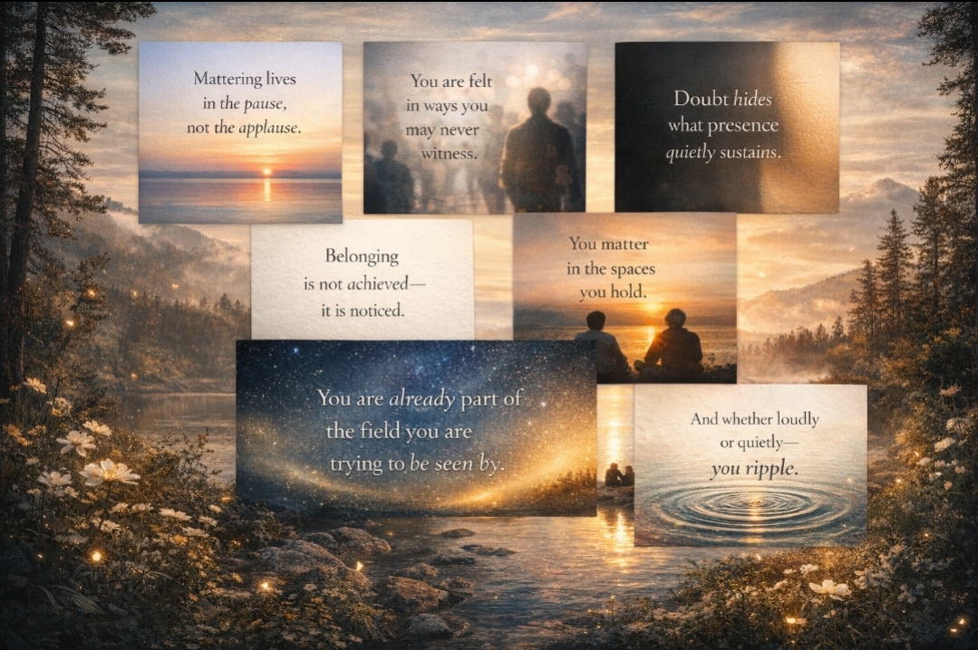 The Feeling of Mattering: Why We Need to Feel Seen, Valued, and Connected